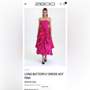 Luxury elegant dress from Ziboo gallery. Fits sizes small to large.
